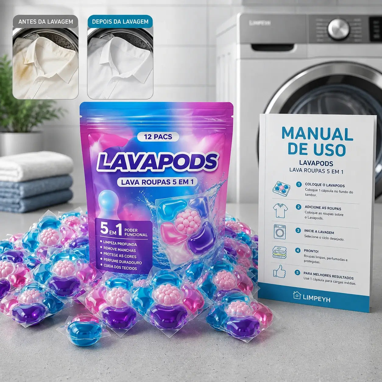 LavaPods 5 em 1